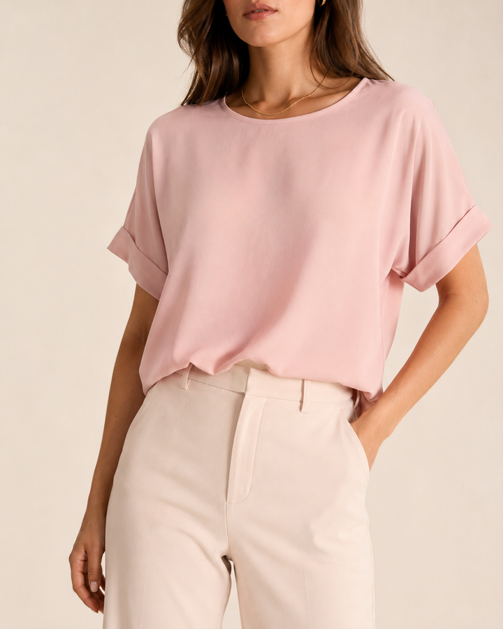 Women's Relaxed Short Sleeve Spring Top