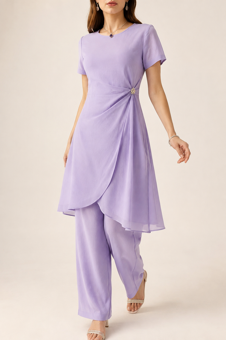 Women's Elegant Short Sleeve Spring Dress