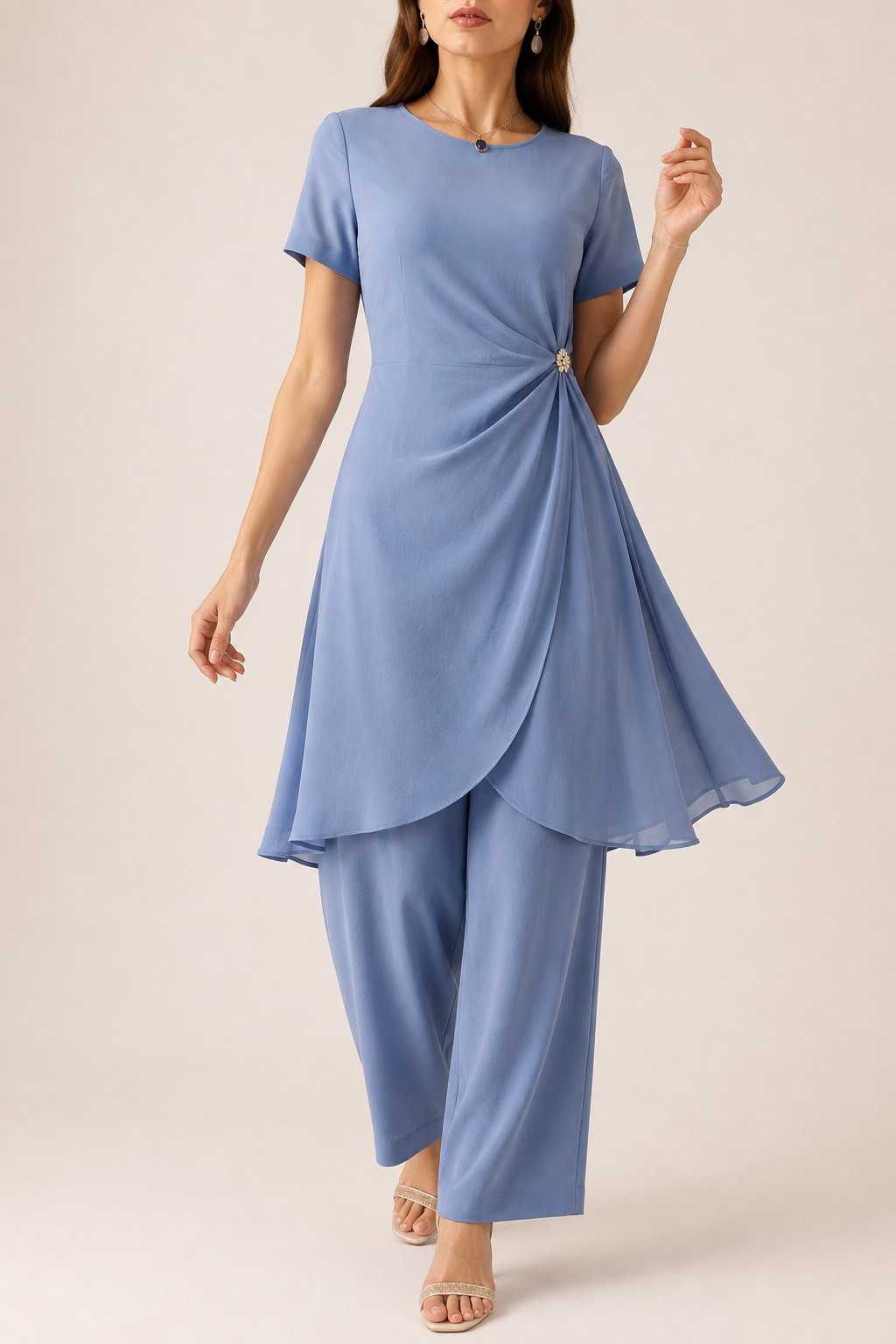 Women's Elegant Short Sleeve Spring Dress