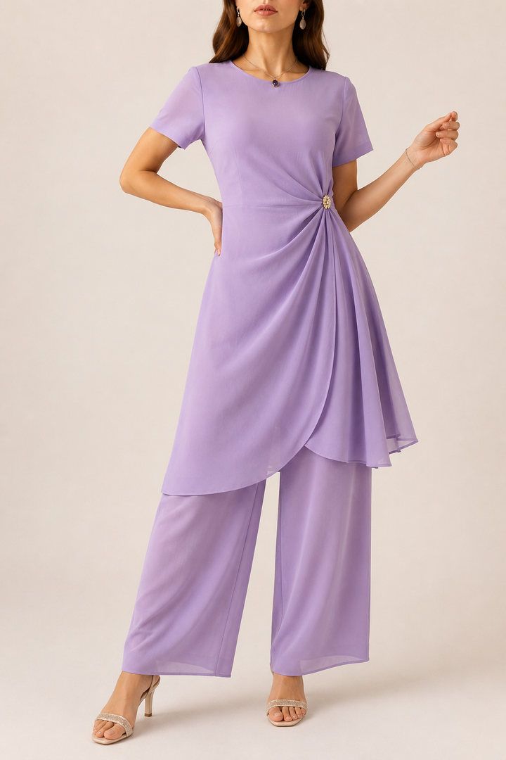 Women's Elegant Short Sleeve Spring Dress