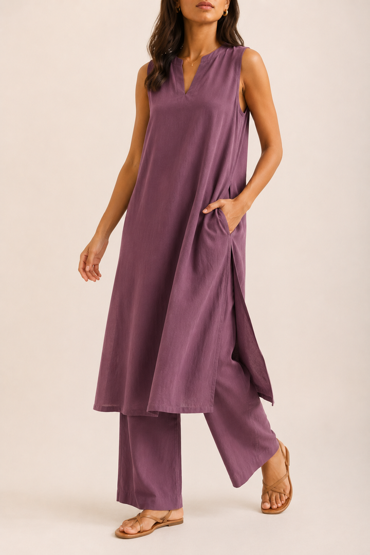 Women's Lightweight Sleeveless Midi Dress