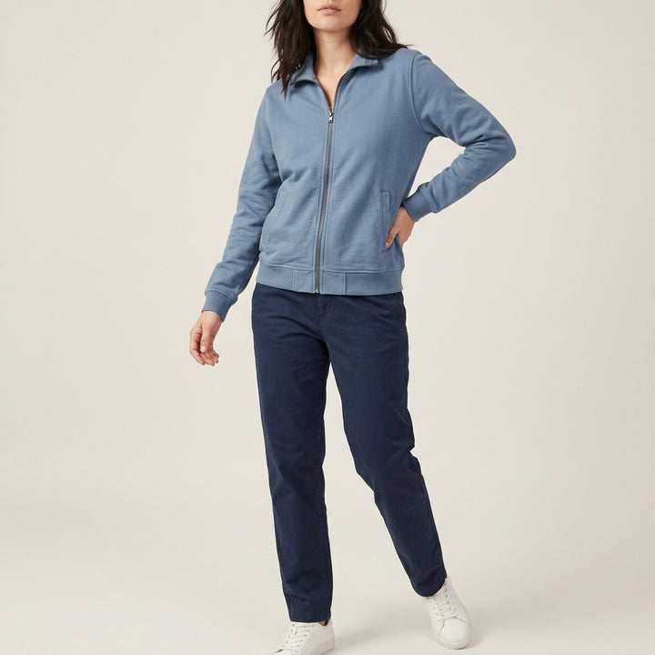 Women's Relaxed Zip Up Spring Jacket