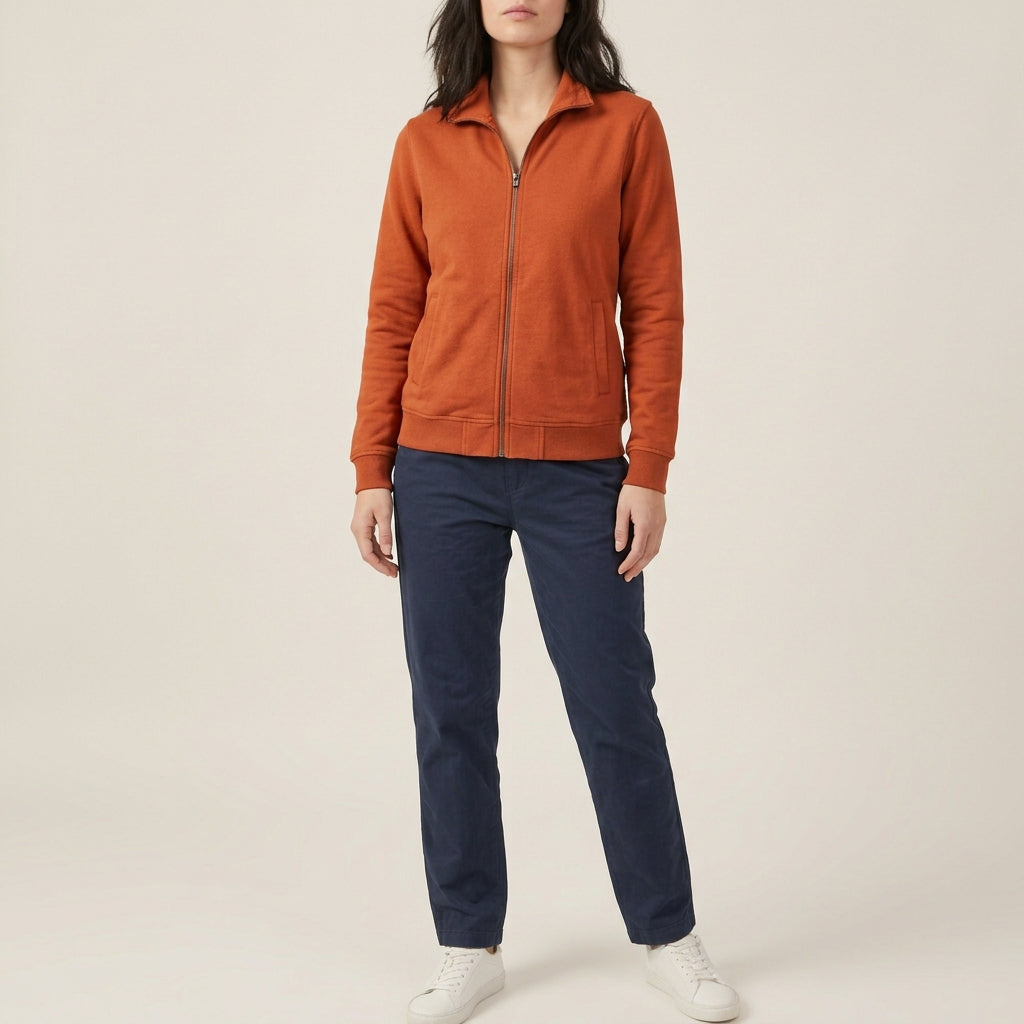 Women's Relaxed Zip Up Spring Jacket