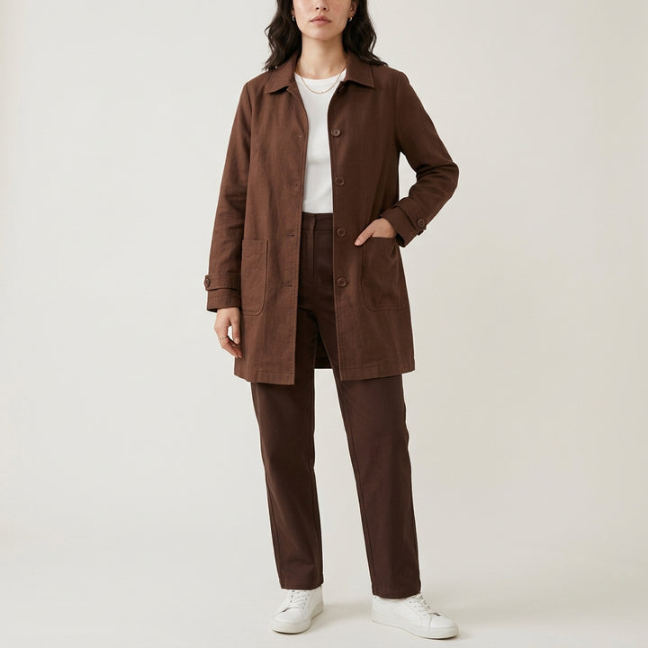Women's Casual Long Sleeve Spring Coat