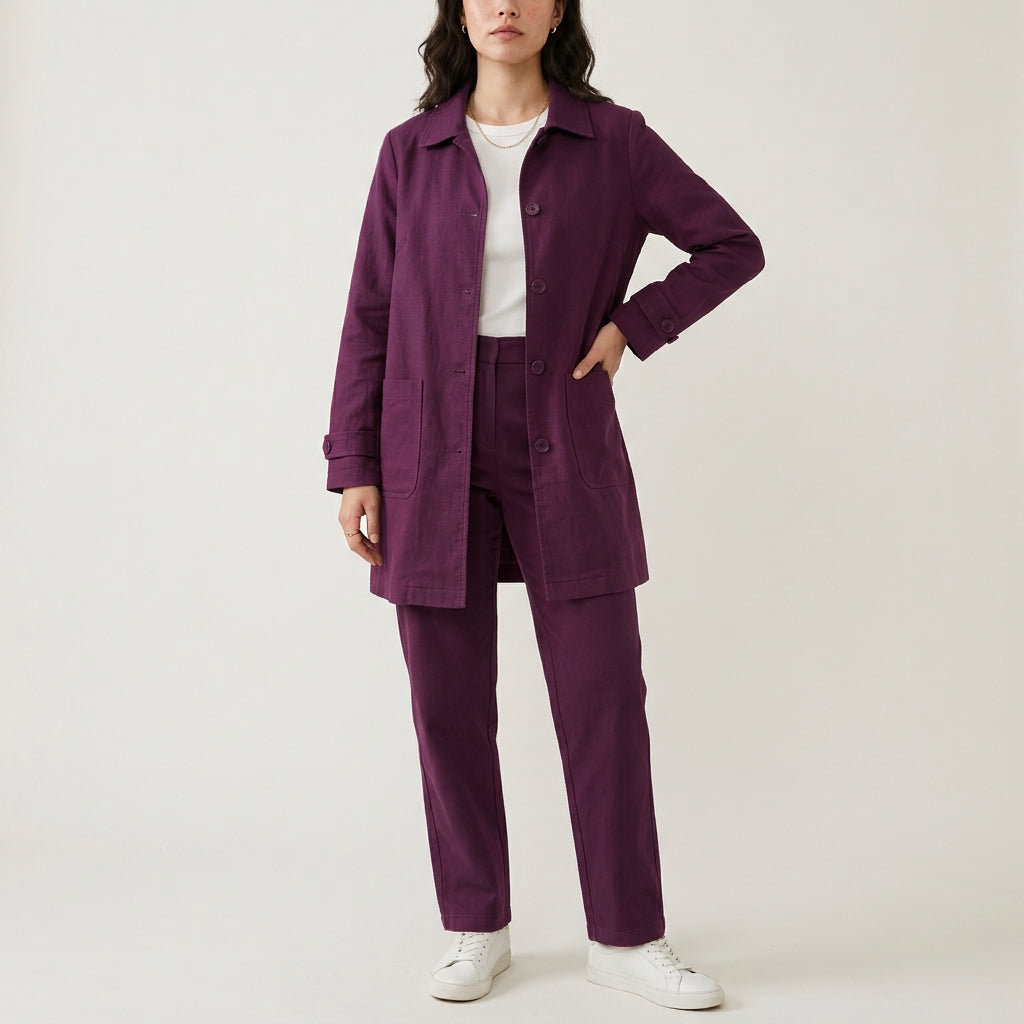Women's Casual Long Sleeve Spring Coat