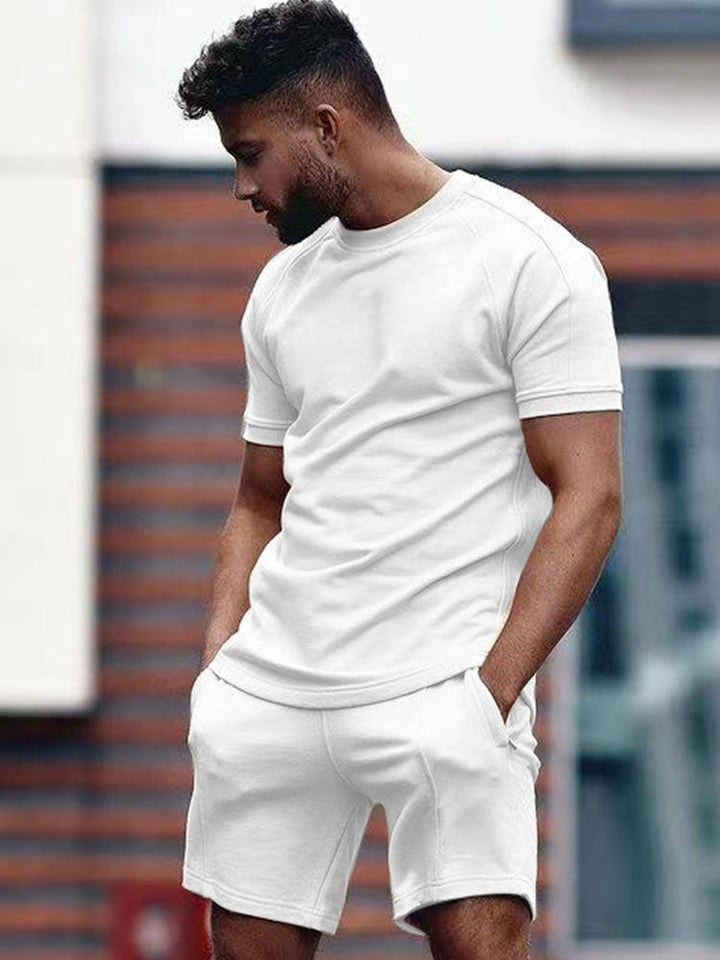 Men's Summer T-Shirt and Shorts Matching Set