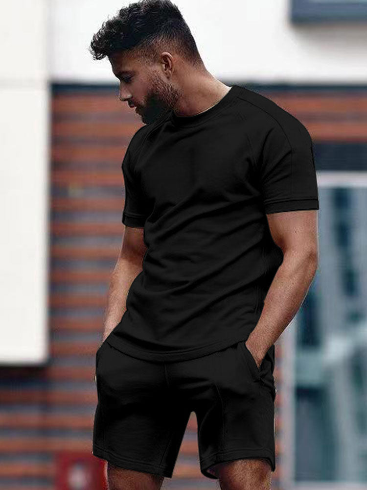 Men's Summer T-Shirt and Shorts Matching Set