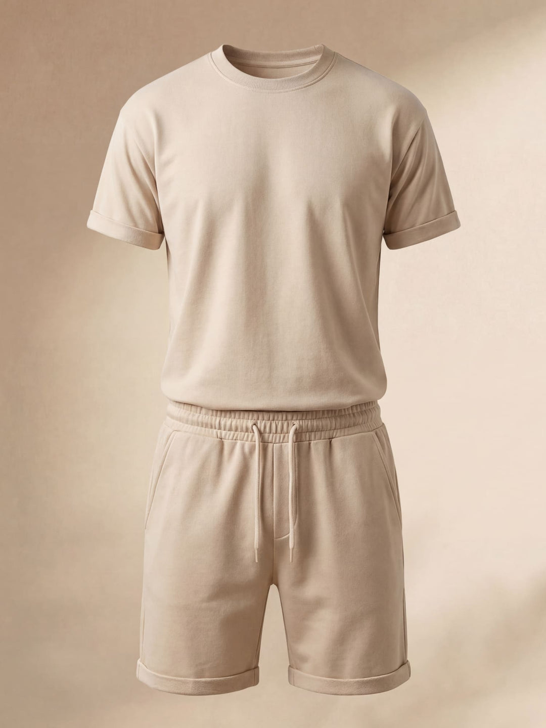 Men's Summer T-Shirt and Shorts Matching Set