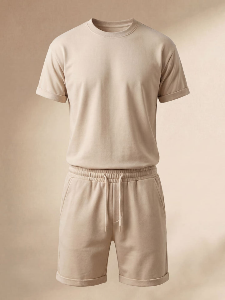 Men's Summer T-Shirt and Shorts Matching Set