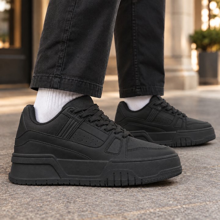 Men's Summer Chunky Sole Low-Top Court Sneakers