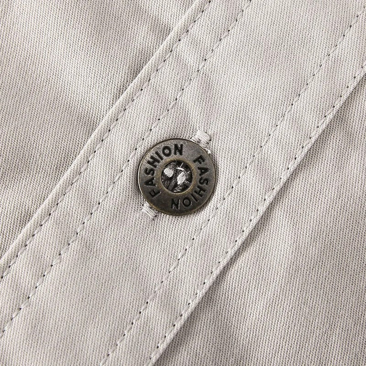 Men's Lightweight Utility Shirt with Flap Chest Pockets