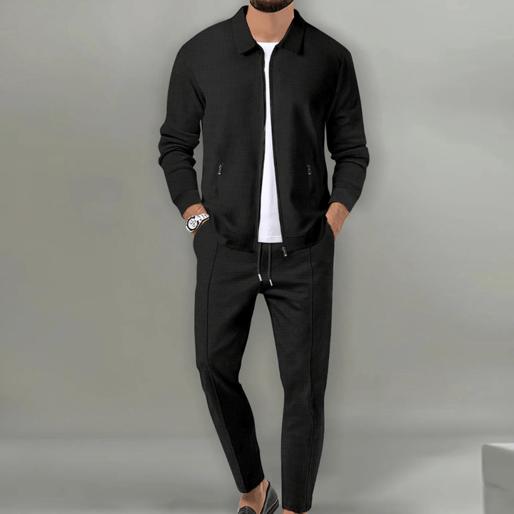 Men's Lightweight Zip Jacket and Pants Matching Set