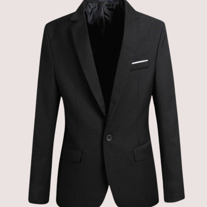 Men's Slim Fit Notch Lapel Wedding Guest Blazer