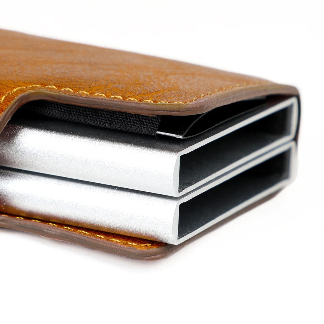 Men's Slim RFID Pop-Up Card Holder for Holiday Travel