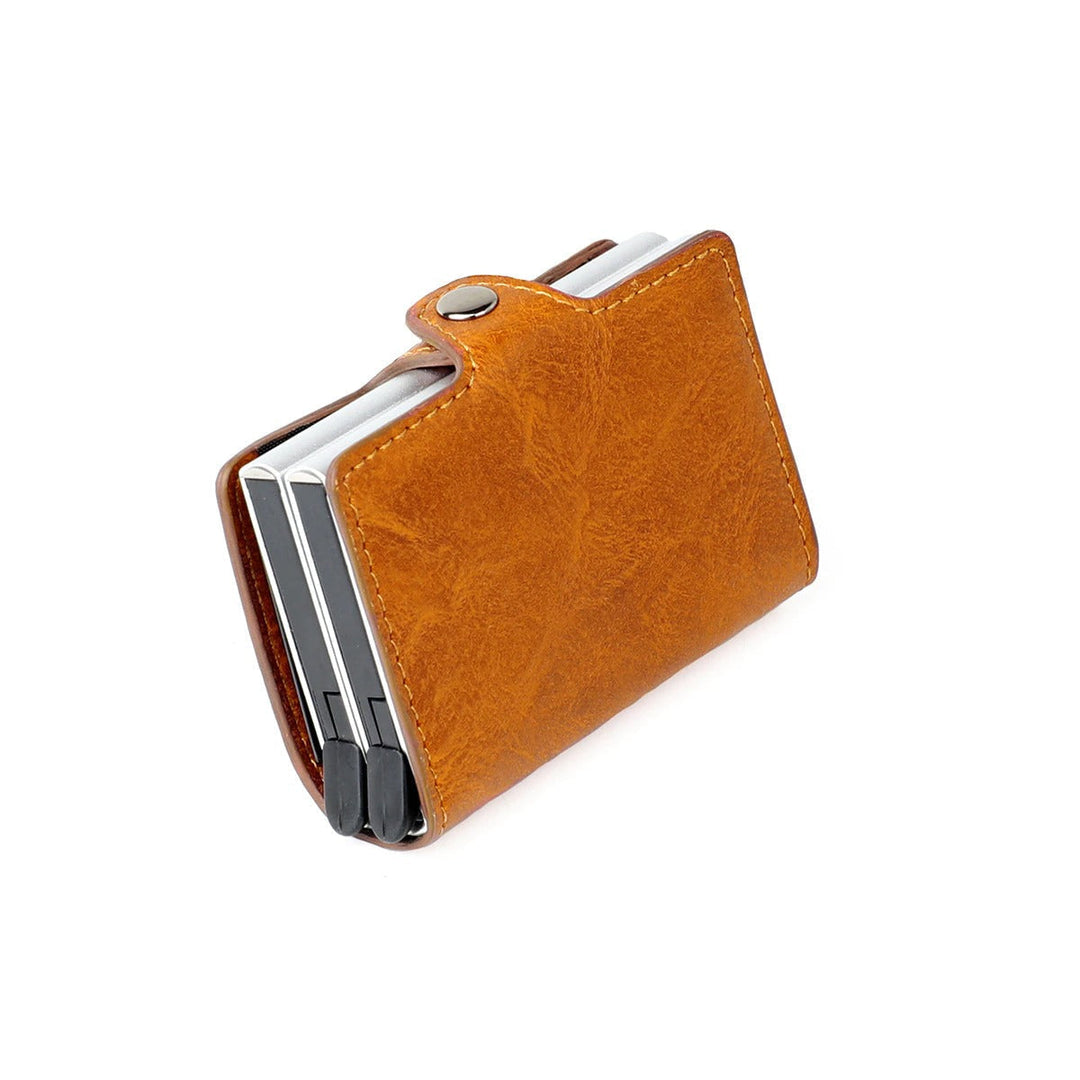 Men's Slim RFID Pop-Up Card Holder for Holiday Travel