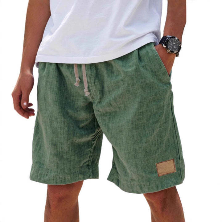 Men's Lightweight Denim-Look Drawstring Shorts