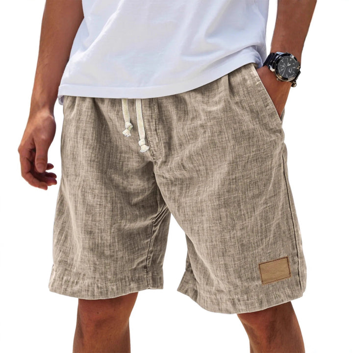 Men's Lightweight Denim-Look Drawstring Shorts