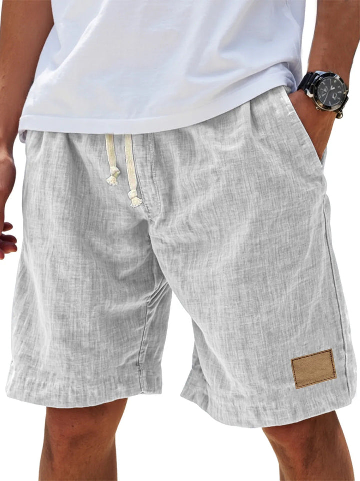 Men's Lightweight Denim-Look Drawstring Shorts