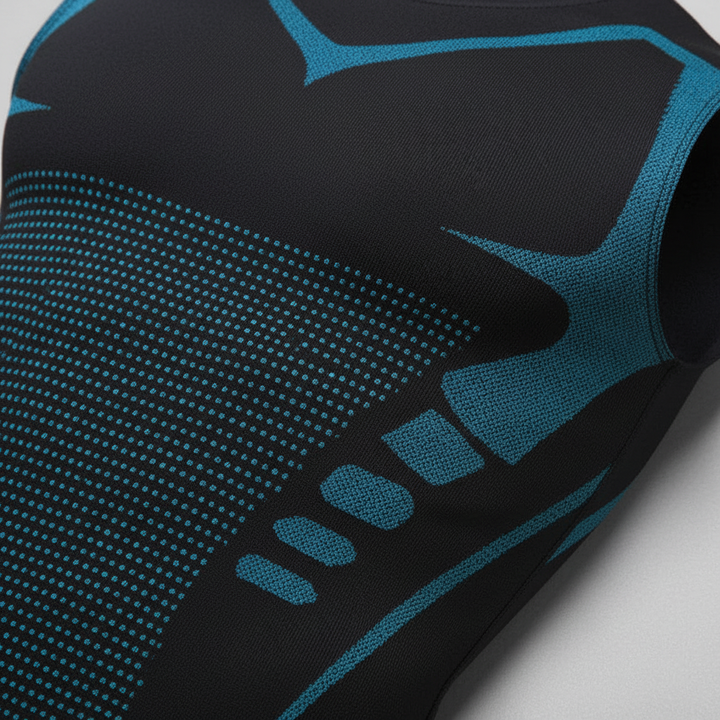 Men's Breathable Sleeveless Compression Gym Singlet