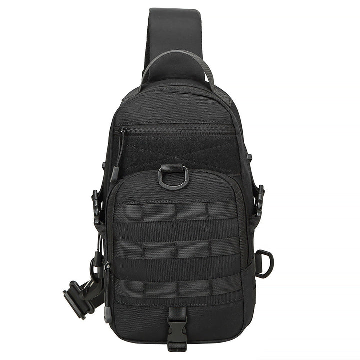 Men's Lightweight Tactical Sling Crossbody Bag in Black