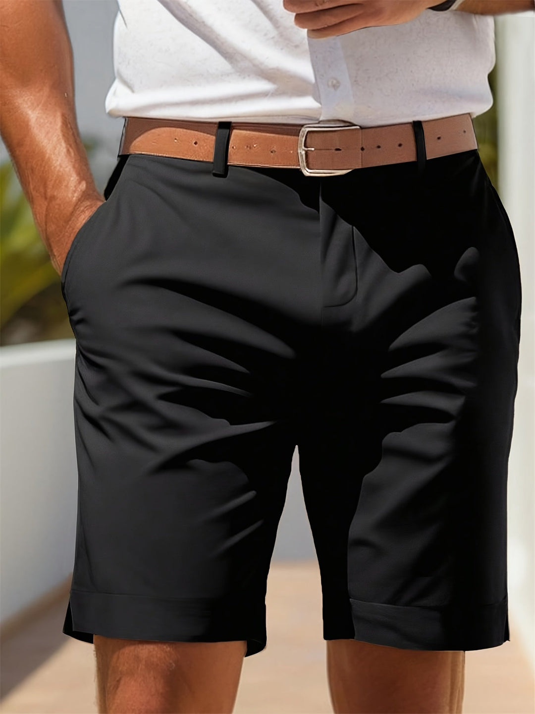 Men's Lightweight Tailored Chino Golf Shorts