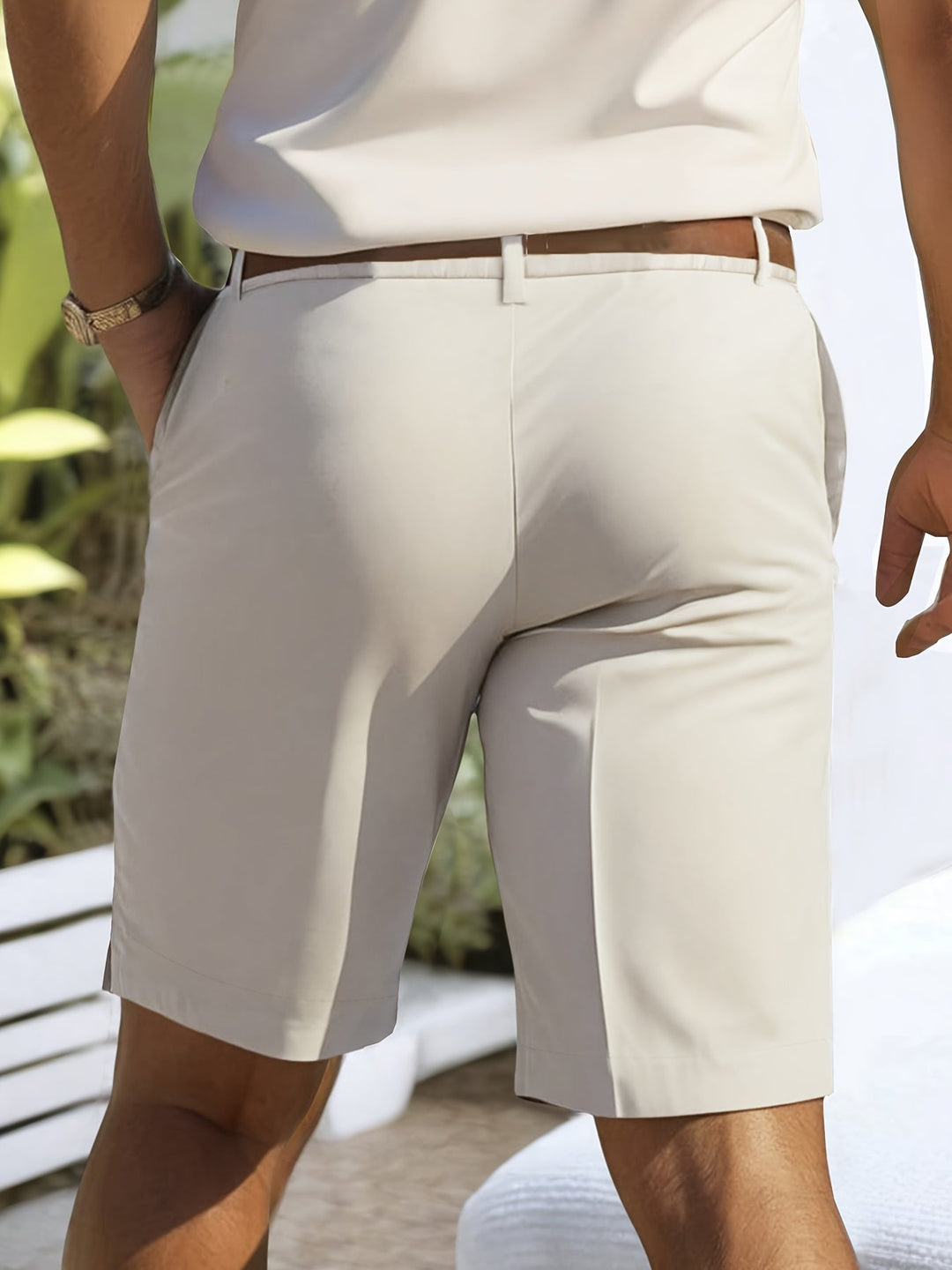 Men's Lightweight Tailored Chino Golf Shorts