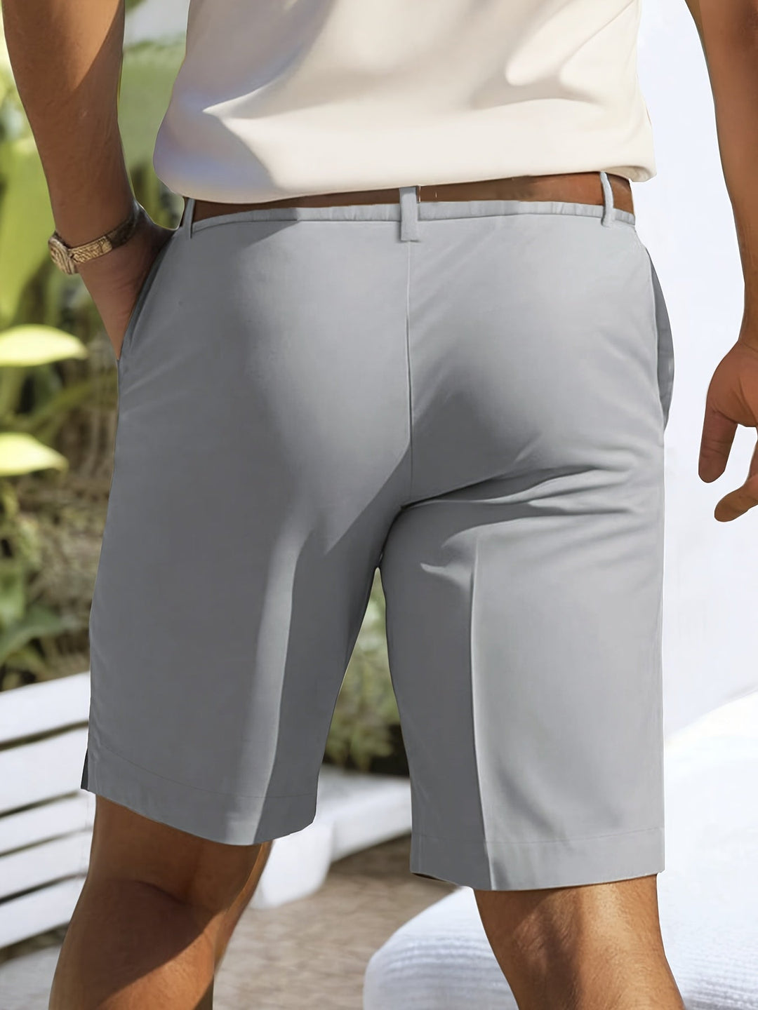 Men's Lightweight Tailored Chino Golf Shorts