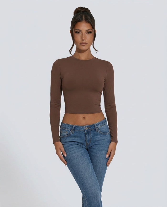 Women's Seamless Shaping Activewear Crop Top