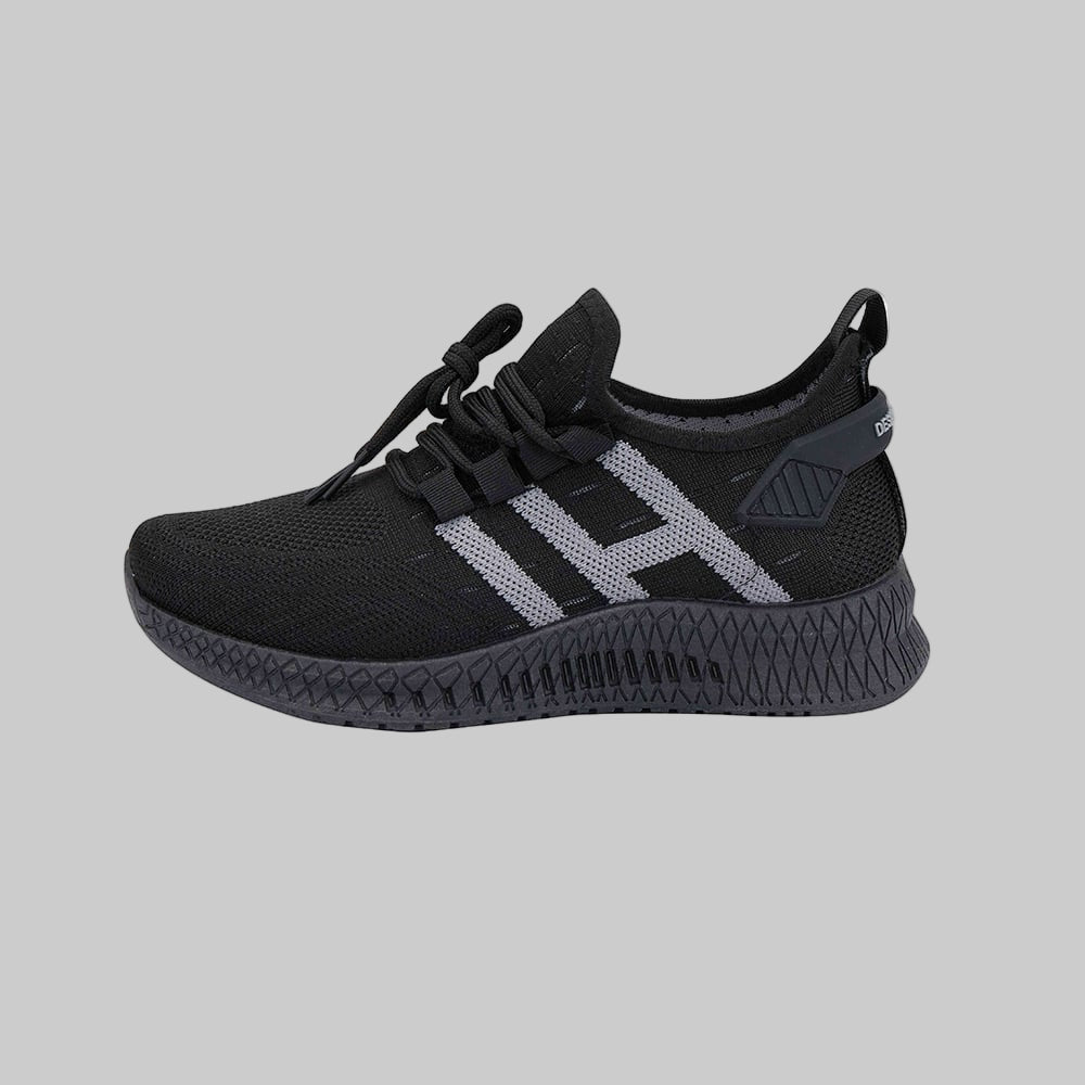 Women's Breathable Mesh Lace-Up Running Sneakers