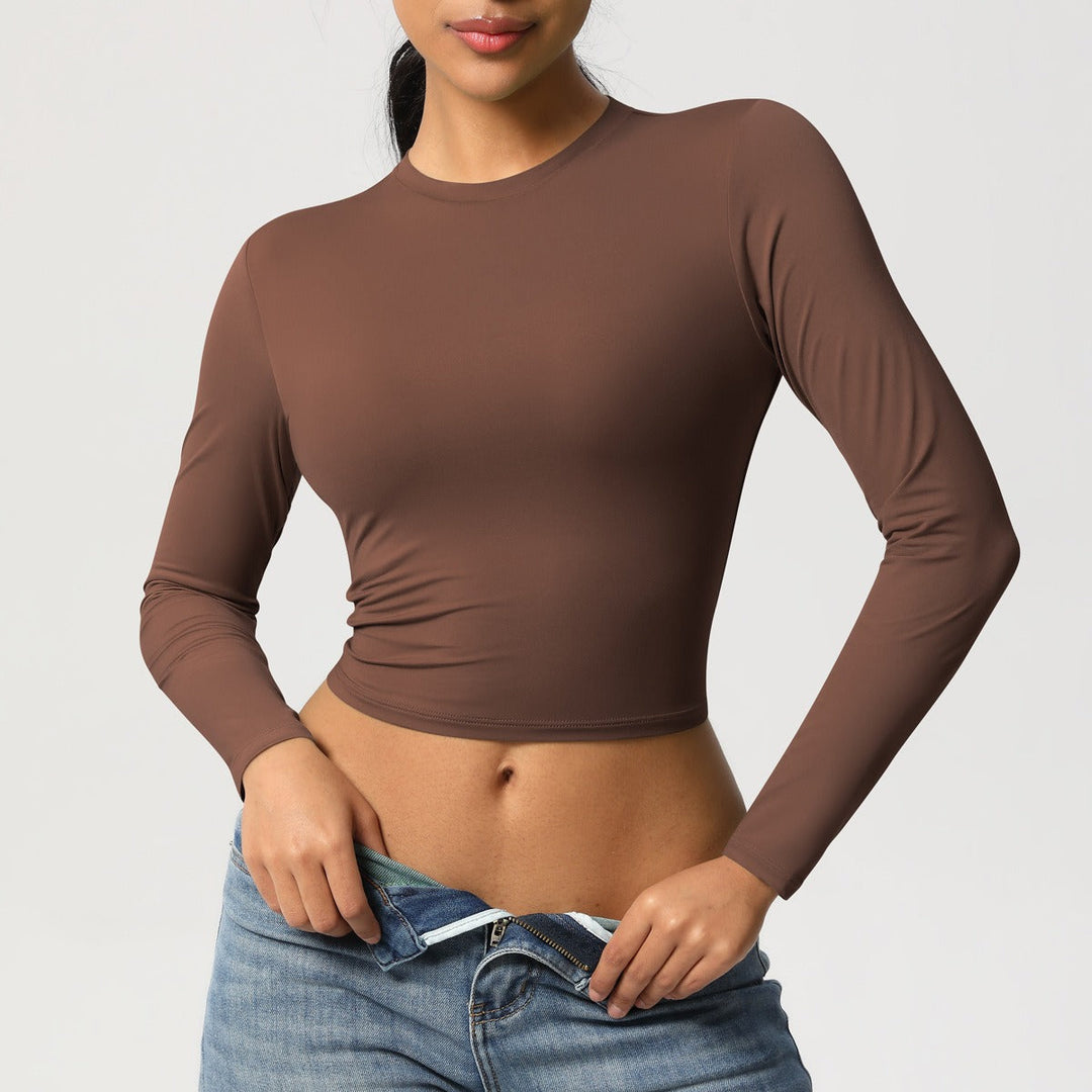 Women's Lightweight Sculpting Cropped Active Top