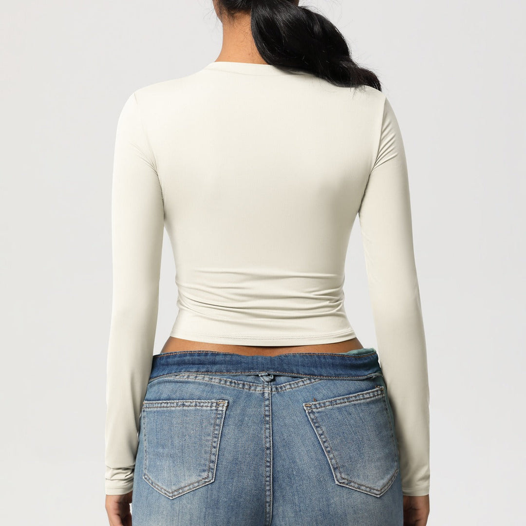 Women's Lightweight Sculpting Cropped Active Top