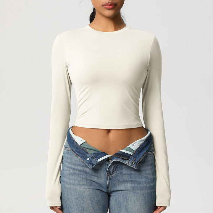 Women's Lightweight Sculpting Cropped Active Top