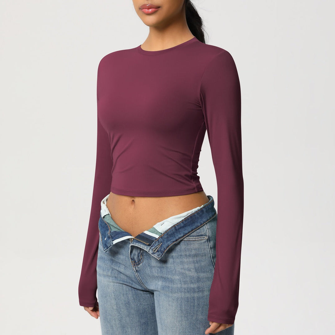Women's Lightweight Sculpting Cropped Active Top