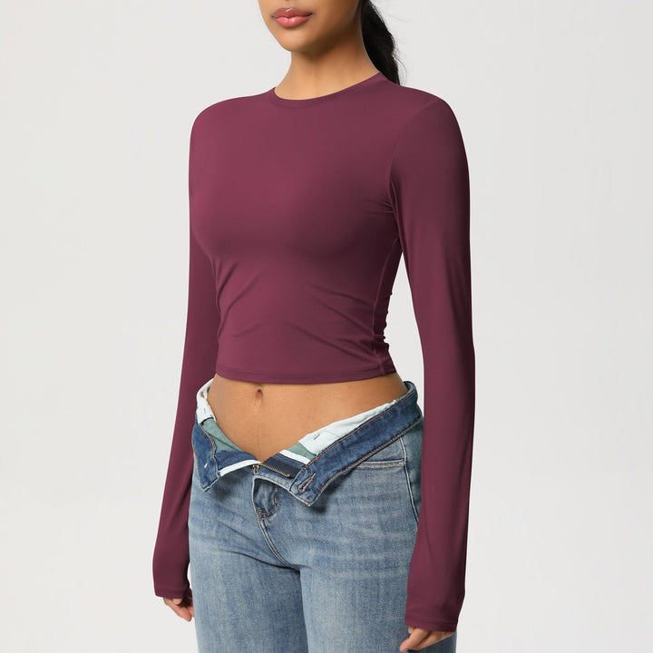 Women's Lightweight Sculpting Cropped Active Top