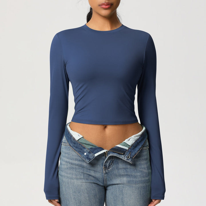 Women's Lightweight Sculpting Cropped Active Top