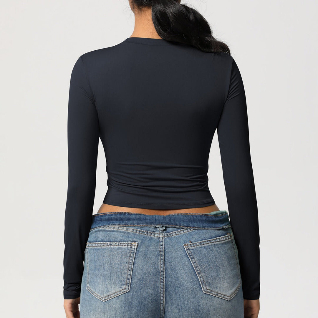 Women's Lightweight Sculpting Cropped Active Top