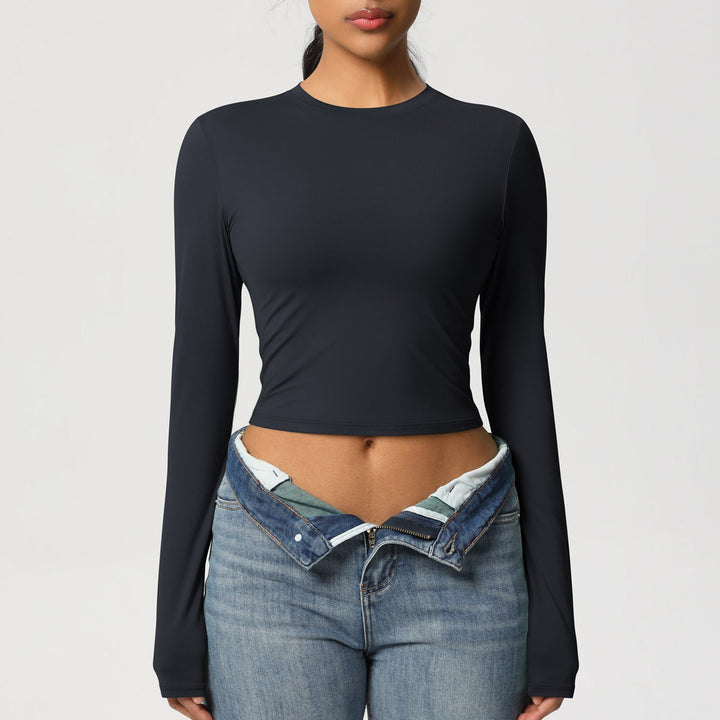 Women's Lightweight Sculpting Cropped Active Top