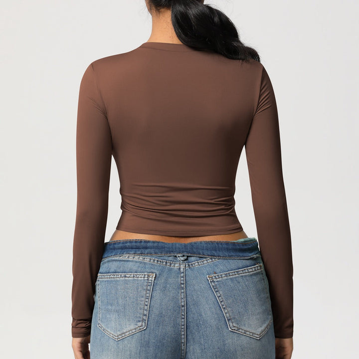 Women's Lightweight Sculpting Cropped Active Top