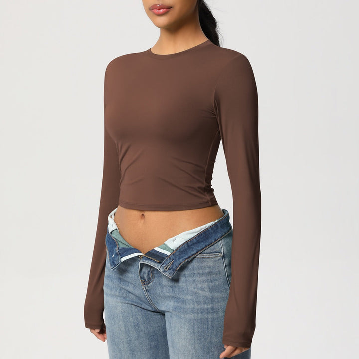 Women's Lightweight Sculpting Cropped Active Top