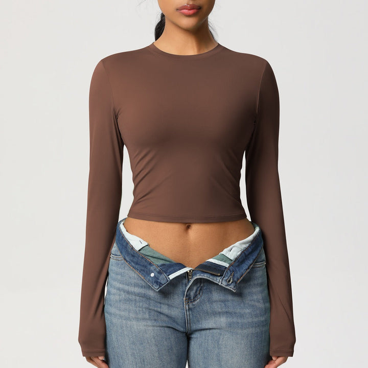 Women's Lightweight Sculpting Cropped Active Top